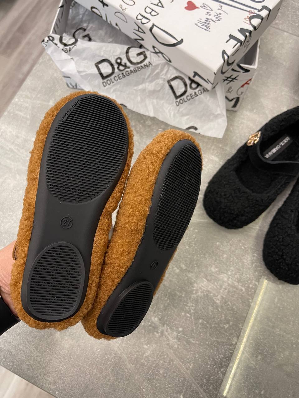 Балетки кожаные премиальные Dolce & Gabbana BP-43238 Балетки кожаные премиальные Dolce & Gabbana BP-43238