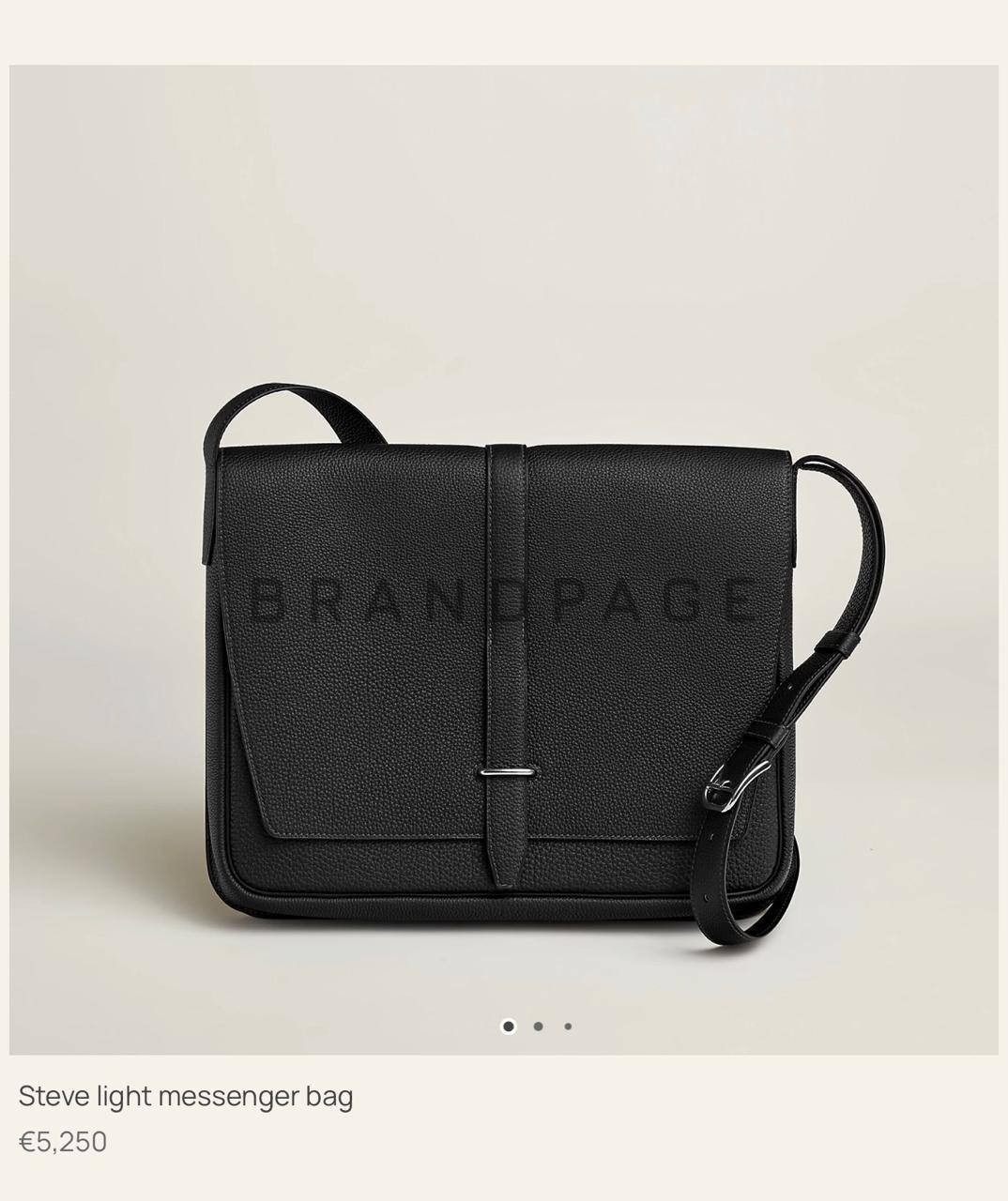 Сумка через плечо из натуральной кожи Hermes BPLUX12601