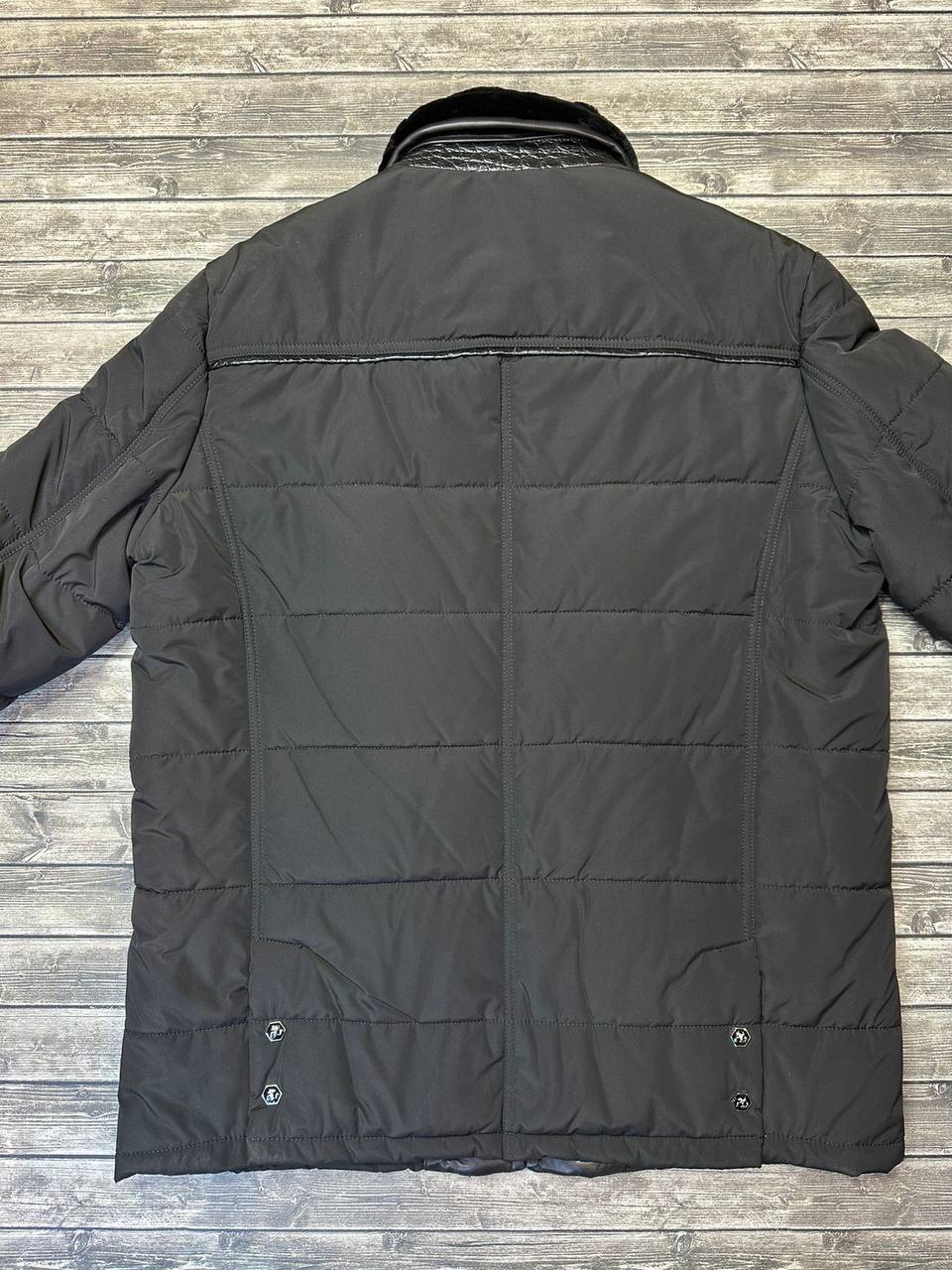 Куртка с кожаными вставками крокодила Angelo Galasso BP-24782 Куртка с кожаными вставками крокодила Angelo Galasso BP-24782