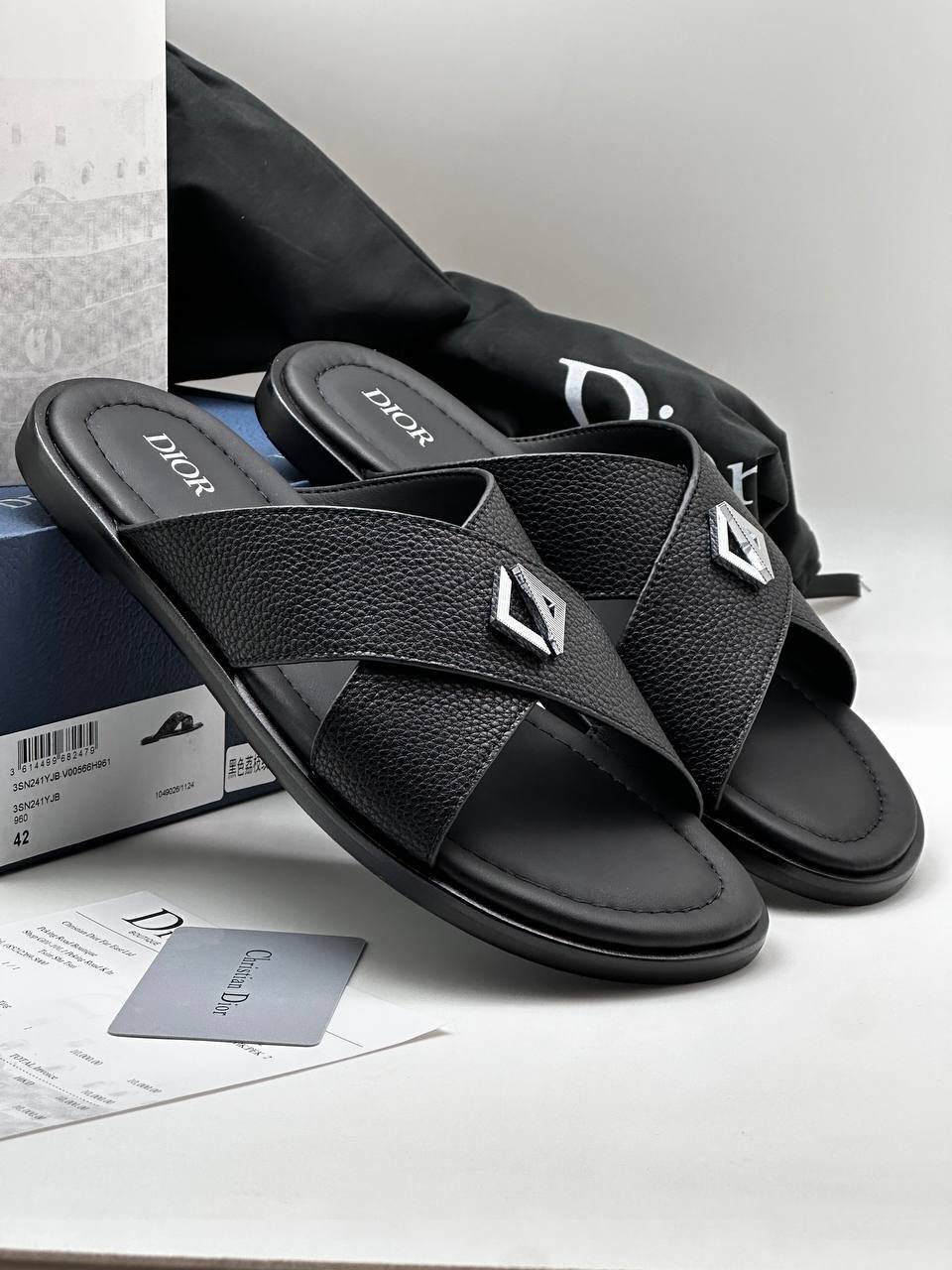 Шлёпанцы стильные Christian Dior BP-34462 Шлёпанцы стильные Christian Dior BP-34462