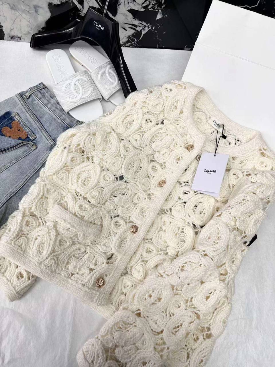 Кардиган Celine премиум BP-36755 Кардиган Celine премиум BP-36755