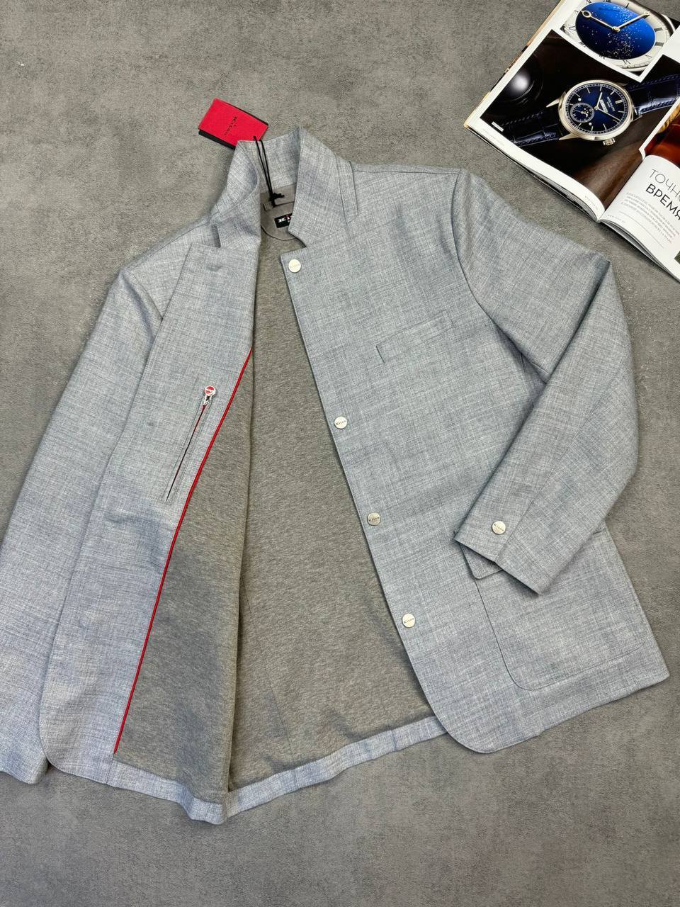 Стильная мужская куртка Kiton BP-53304 Стильная мужская куртка Kiton BP-53304