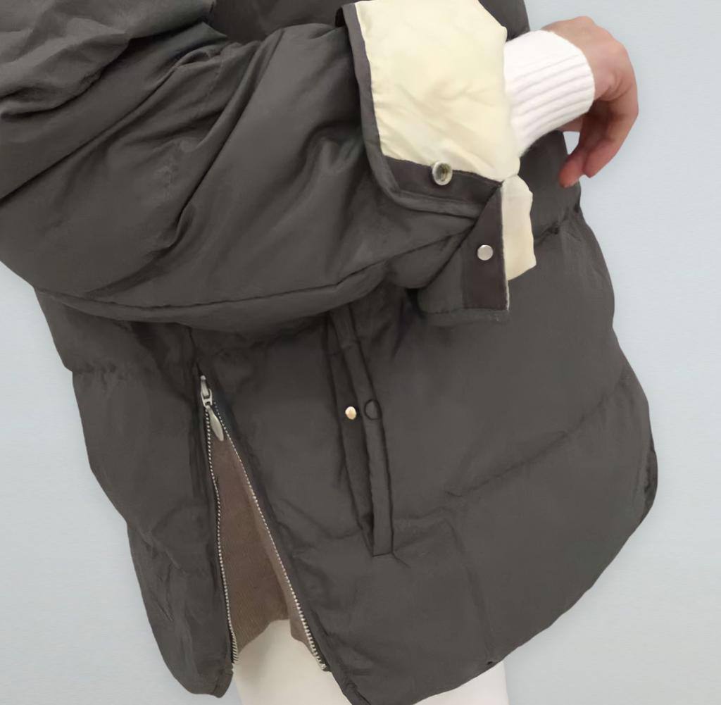 Пуховик с капюшоном BC BP-23114 темно-серый Пуховик с капюшоном BC BP-23114 темно-серый