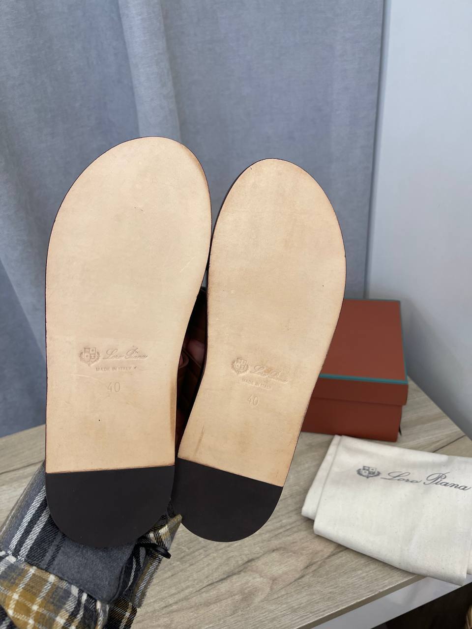 Классические шлепанцы Loro Piana BP-51314 Классические шлепанцы Loro Piana BP-51314