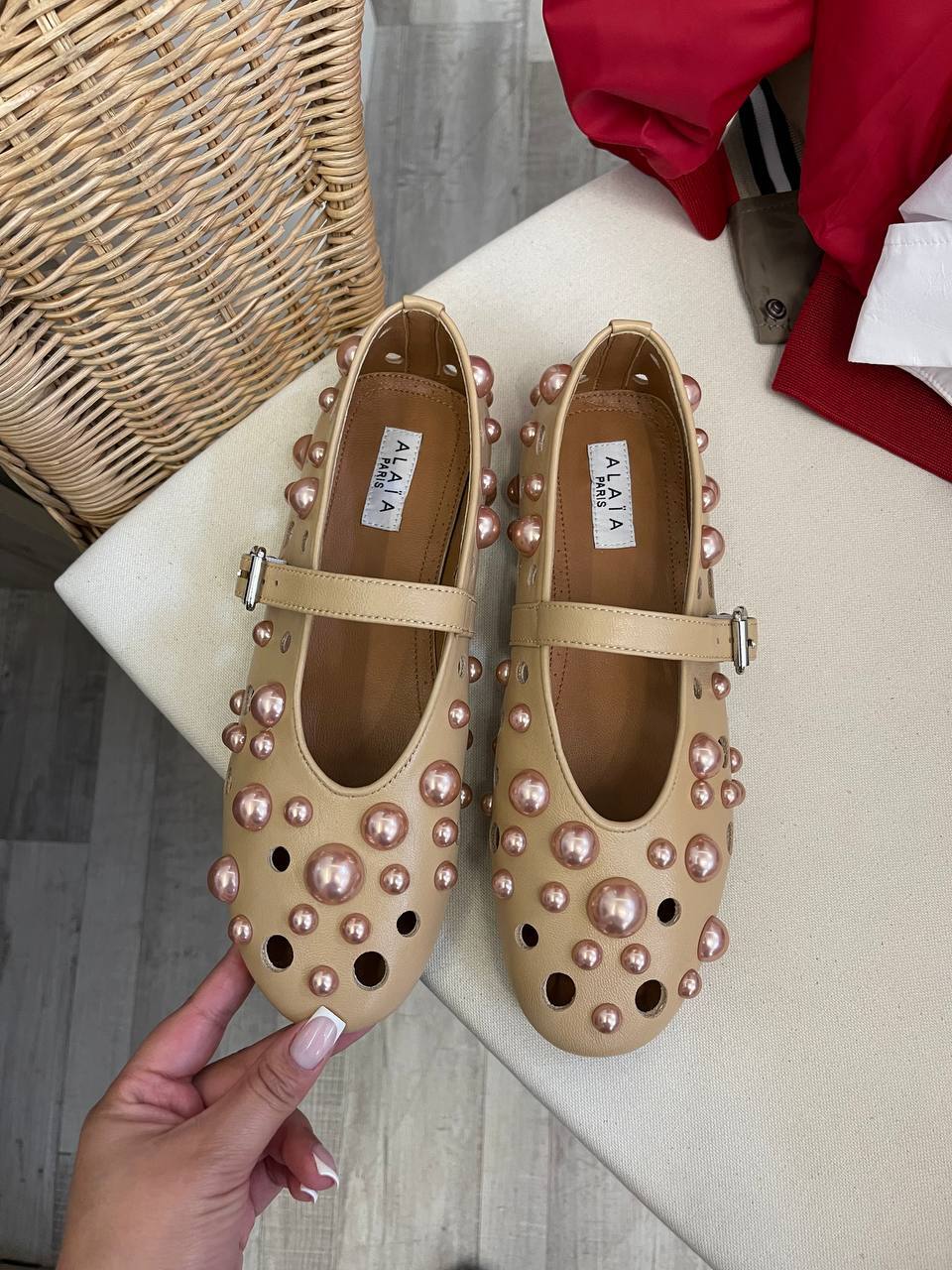 Балетки Alaia премиальные BP-53572 Балетки Alaia премиальные BP-53572