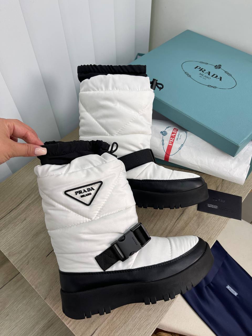 Полусапоги коллекционные Prada BP-21979 Полусапоги коллекционные Prada BP-21979