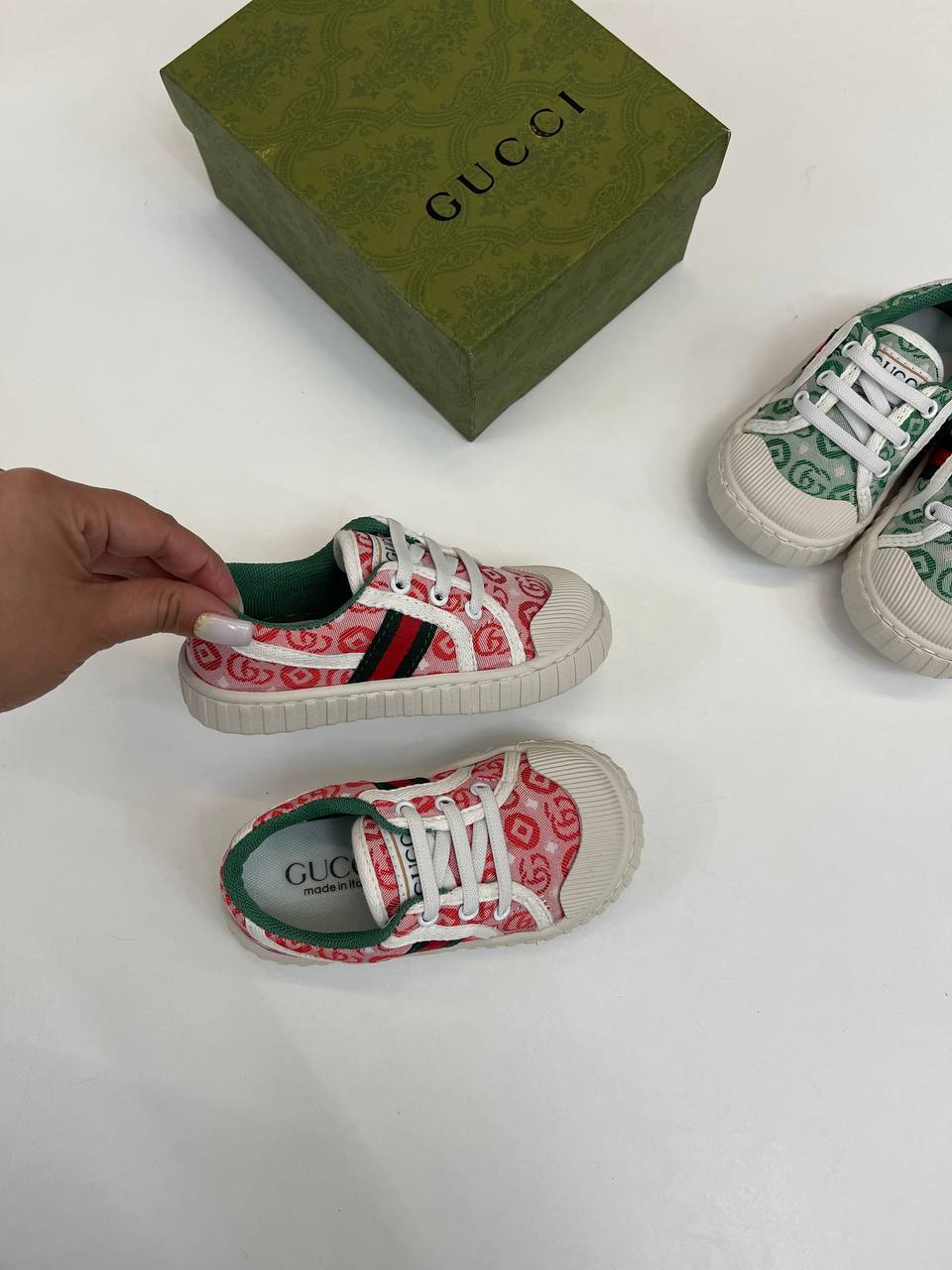 Кеды из премиальных материалов Gucci BP-45466 Кеды из премиальных материалов Gucci BP-45466