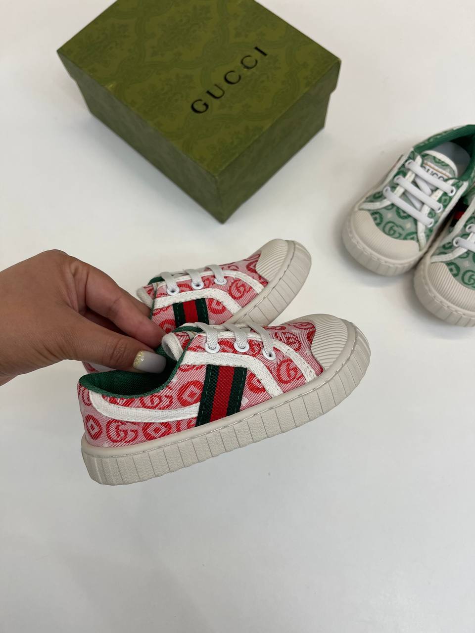 Кеды из премиальных материалов Gucci BP-45466 Кеды из премиальных материалов Gucci BP-45466