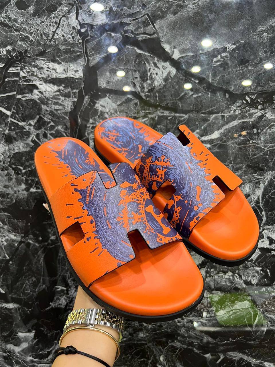 Премиальные шлёпанцы Hermes BP-17170 Премиальные шлёпанцы Hermes BP-17170