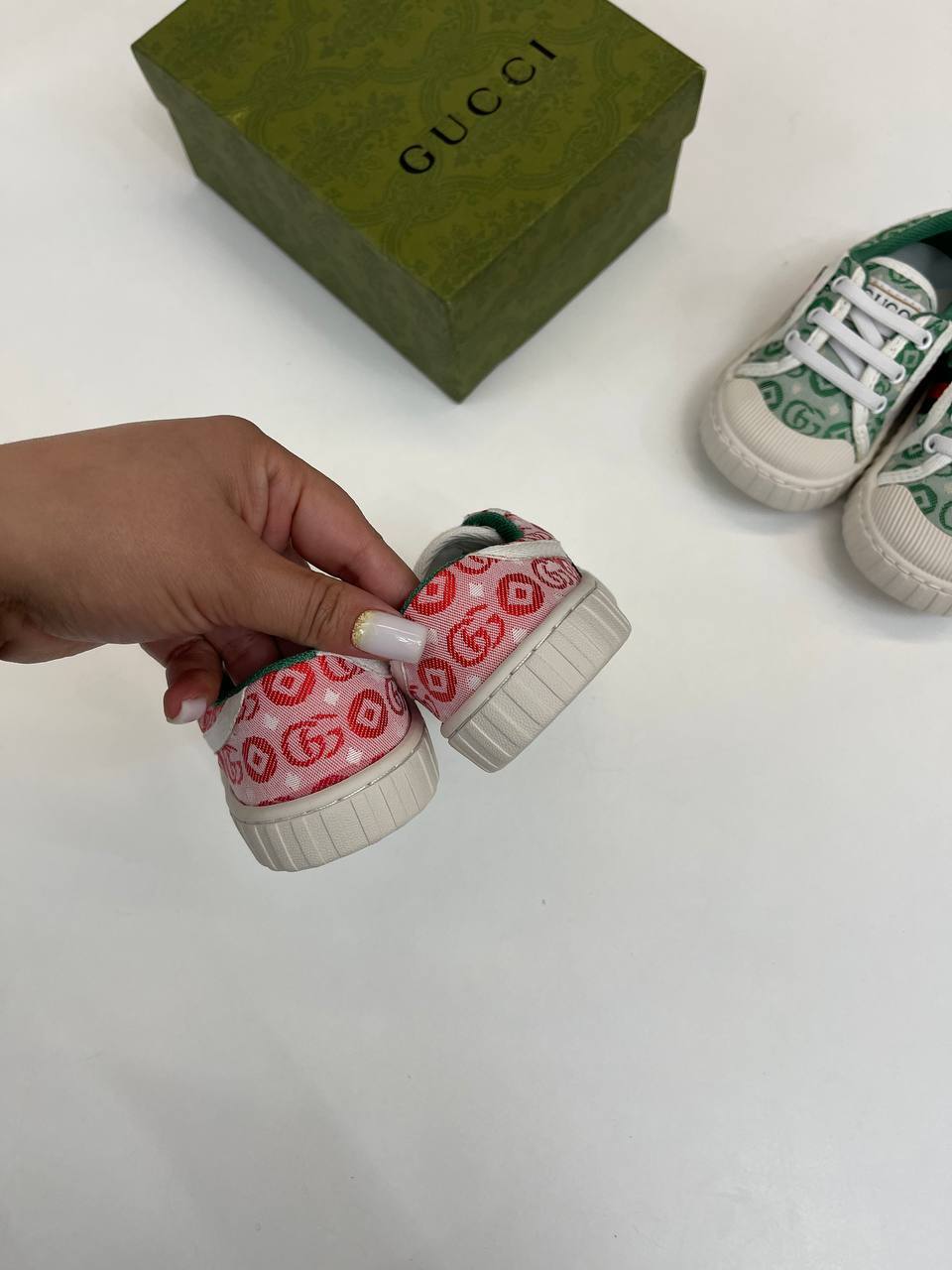 Кеды из премиальных материалов Gucci BP-45466 Кеды из премиальных материалов Gucci BP-45466