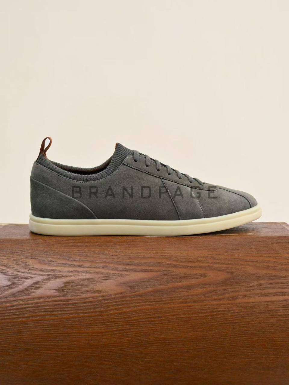 Кеды из телячьей кожи Loro Piana Soho walk sneaker Кеды из телячьей кожи Loro Piana Soho walk sneaker