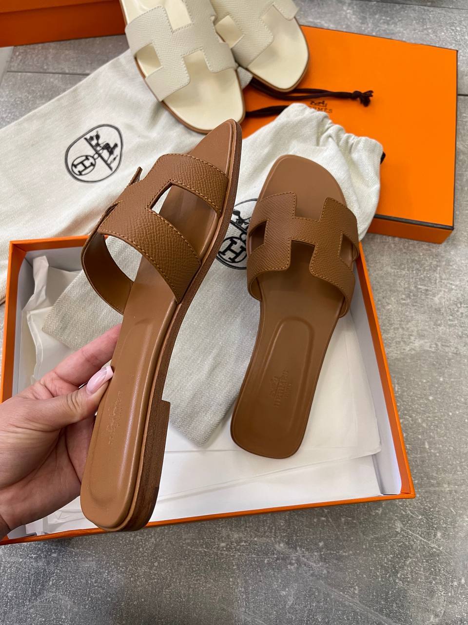 Сандалии люкс Hermes BP-49807 Сандалии люкс Hermes BP-49807