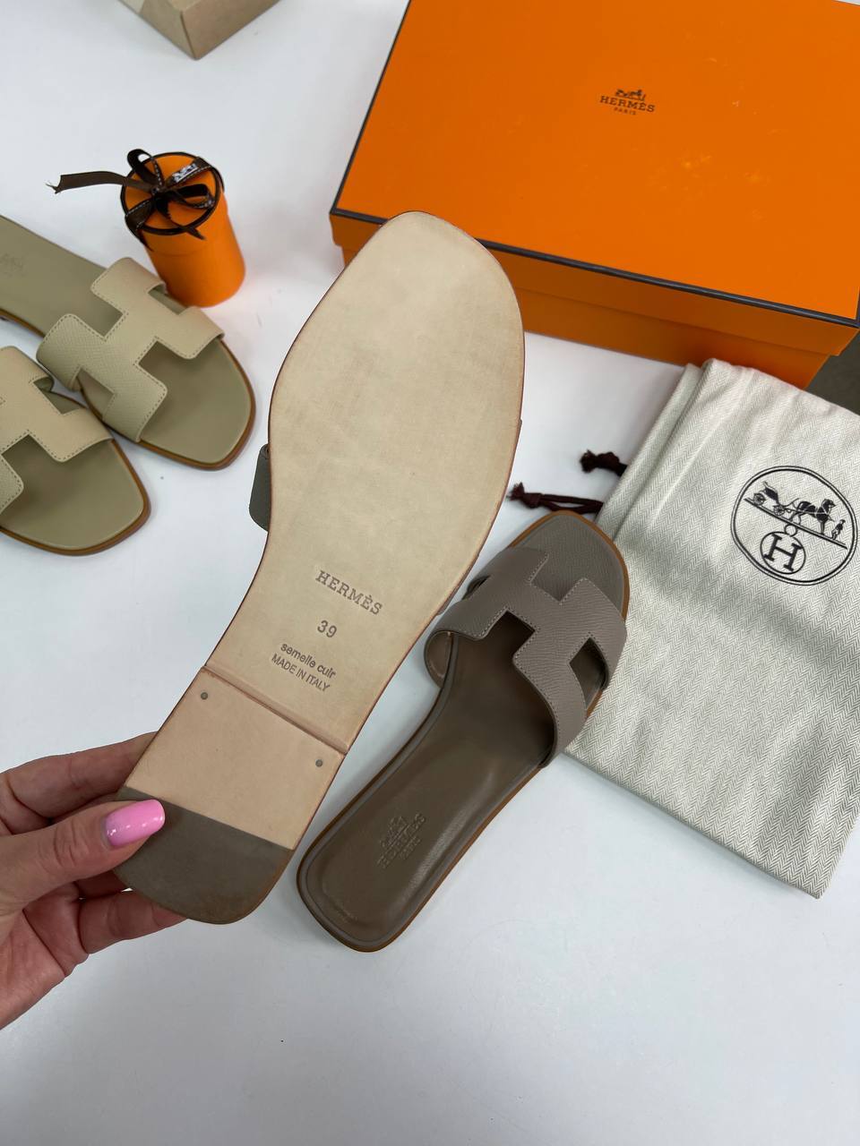 Сандалии трендовые Hermes BP-30053 Сандалии трендовые Hermes BP-30053