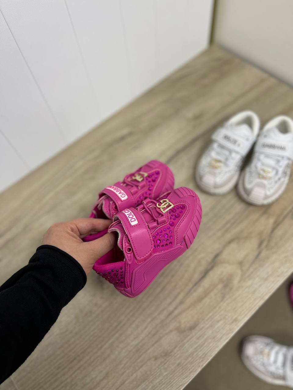 Кожаные кроссовки Dolce & Gabbana BP-26852 Кожаные кроссовки Dolce & Gabbana BP-26852