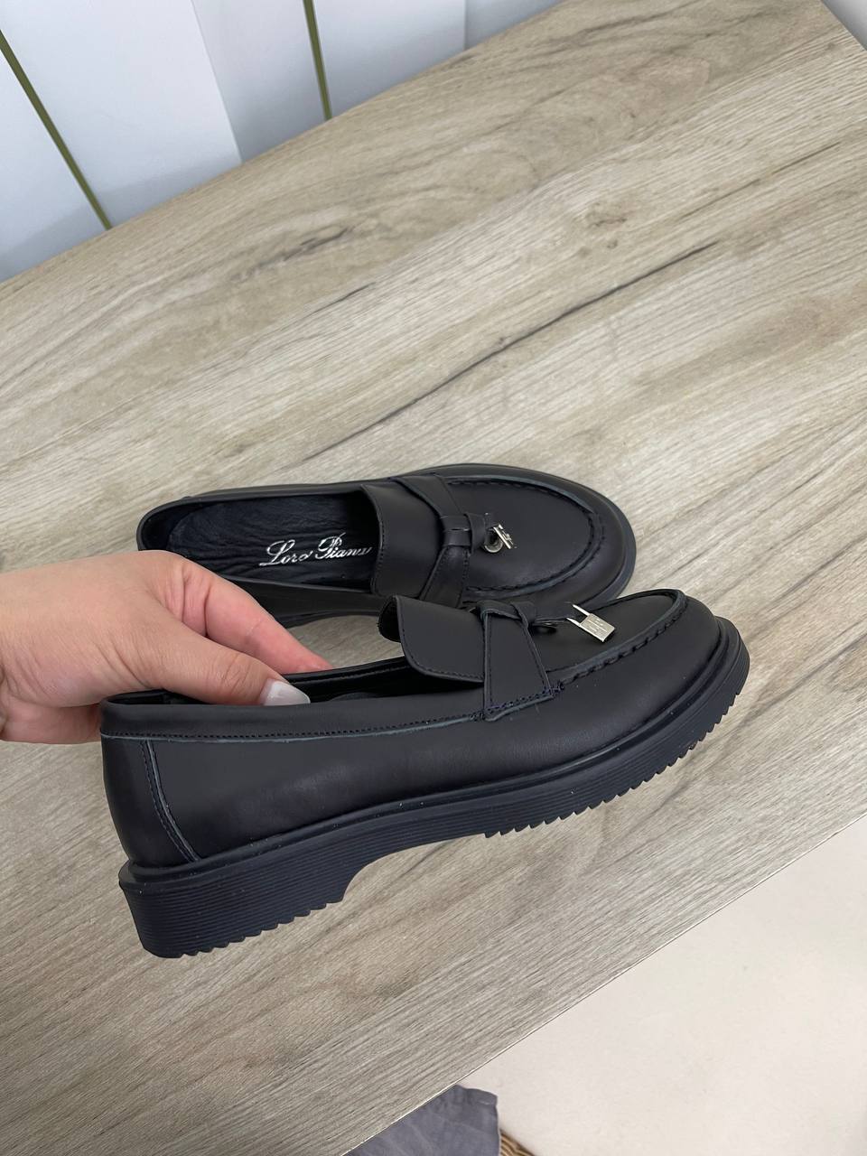 Лоферы из натуральной кожи Loro Piana BP-14982 Лоферы из натуральной кожи Loro Piana BP-14982