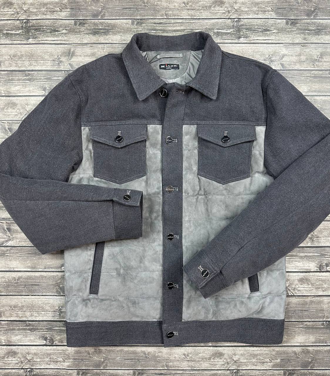 Мужская стильная куртка Kiton BP-41902 Мужская стильная куртка Kiton BP-41902