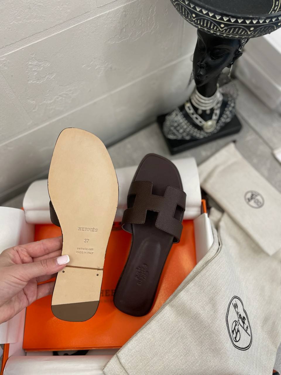 Сандалии коллекционные Hermes BP-50220 Сандалии коллекционные Hermes BP-50220