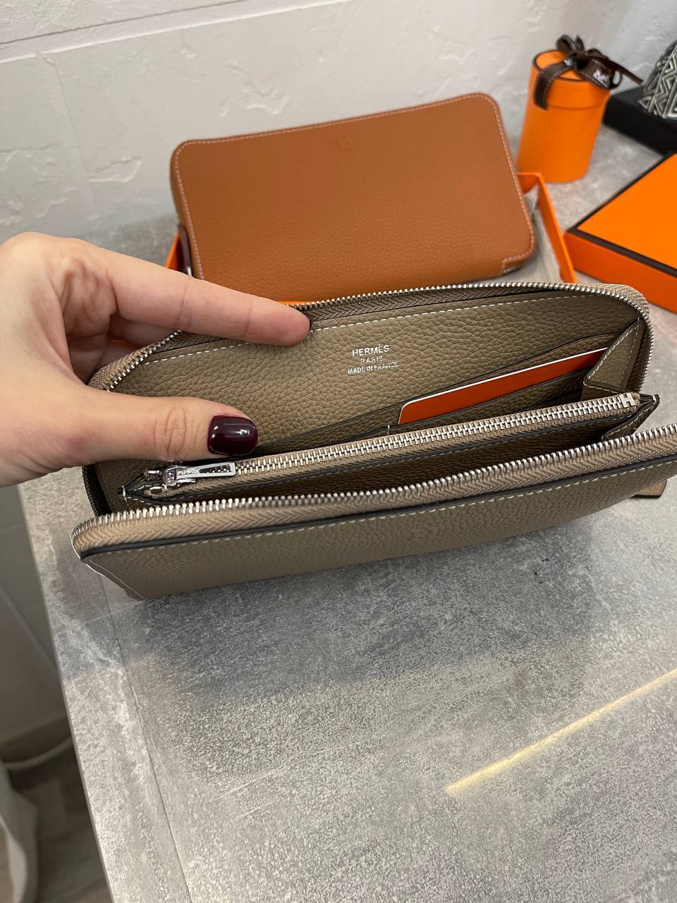 Кошелёк Hermes BP-42412 трендовый Кошелёк Hermes BP-42412 трендовый