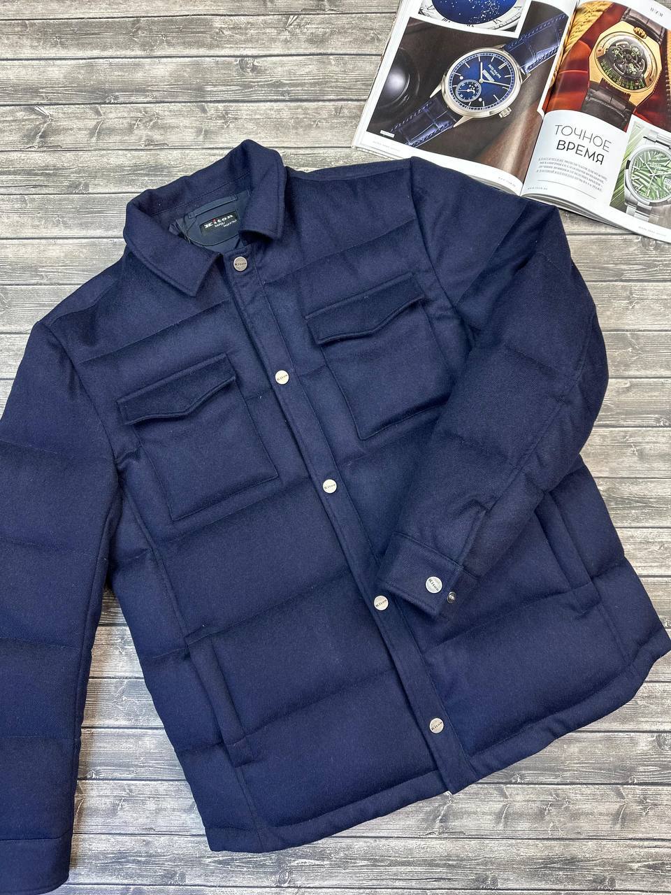 Кашемировая повседневная куртка Kiton BP-45324 Кашемировая повседневная куртка Kiton BP-45324