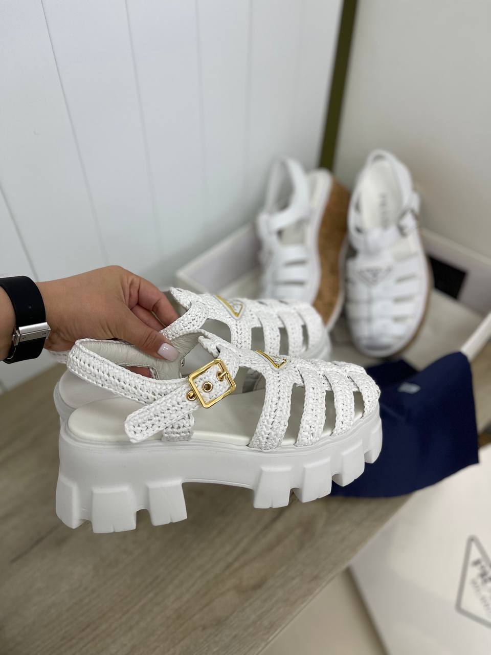 Сандалии премиум Prada BP-34858 Сандалии премиум Prada BP-34858