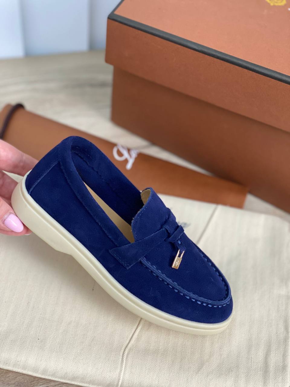 Лоферы из кожи Loro Piana BP-16101 Лоферы из кожи Loro Piana BP-16101