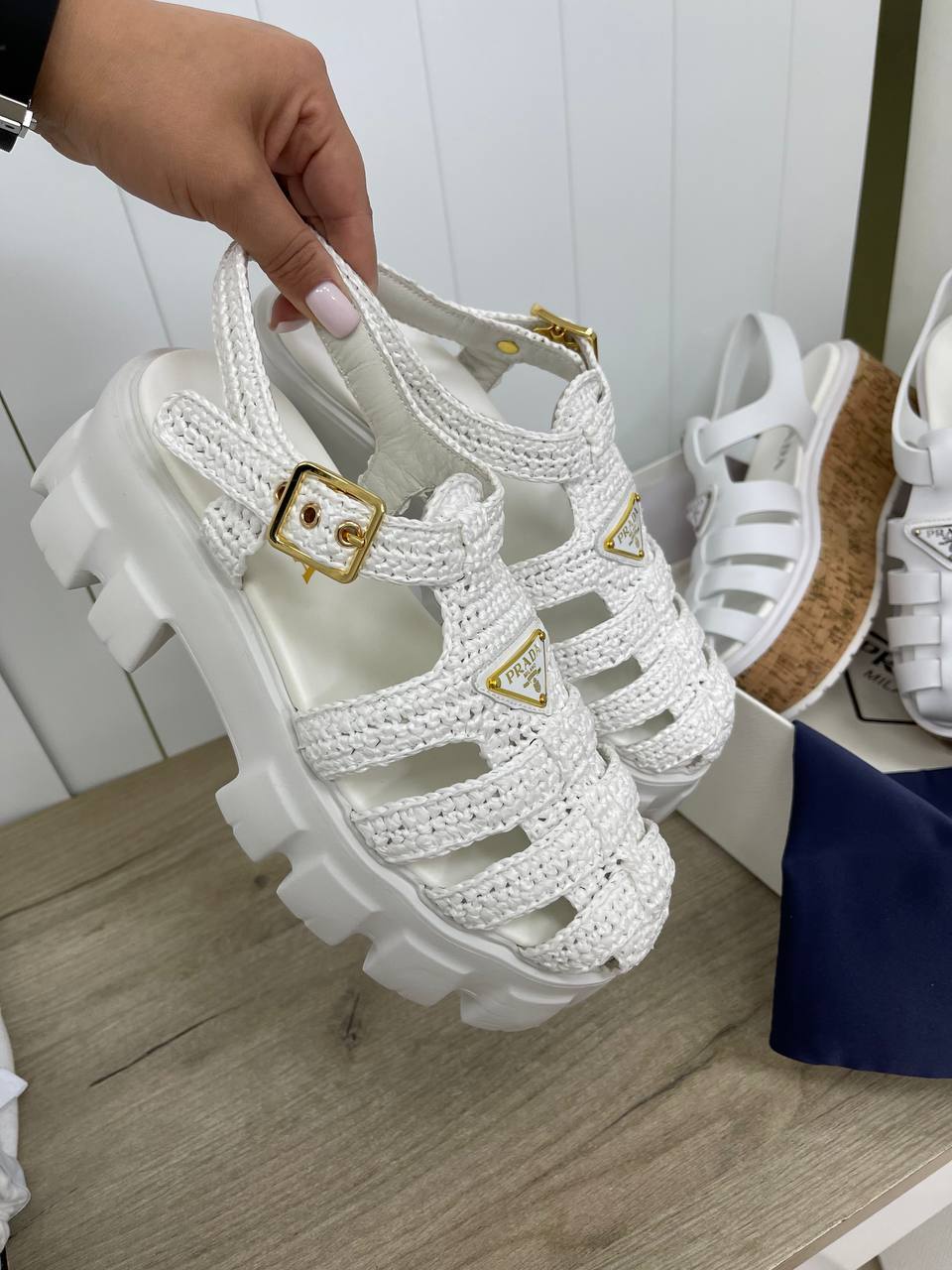 Сандалии премиум Prada BP-34858 Сандалии премиум Prada BP-34858