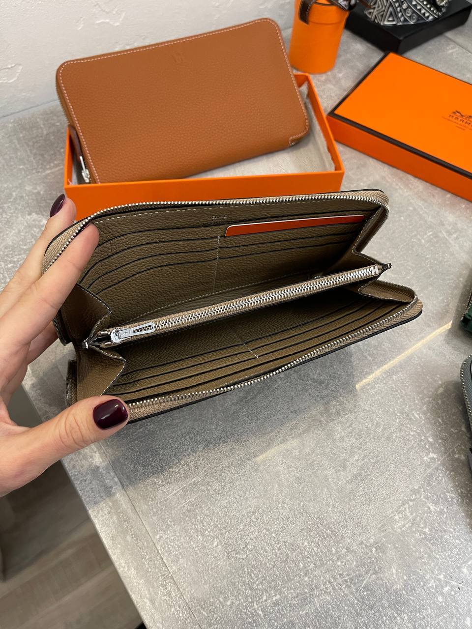 Кошелёк Hermes BP-42412 трендовый Кошелёк Hermes BP-42412 трендовый