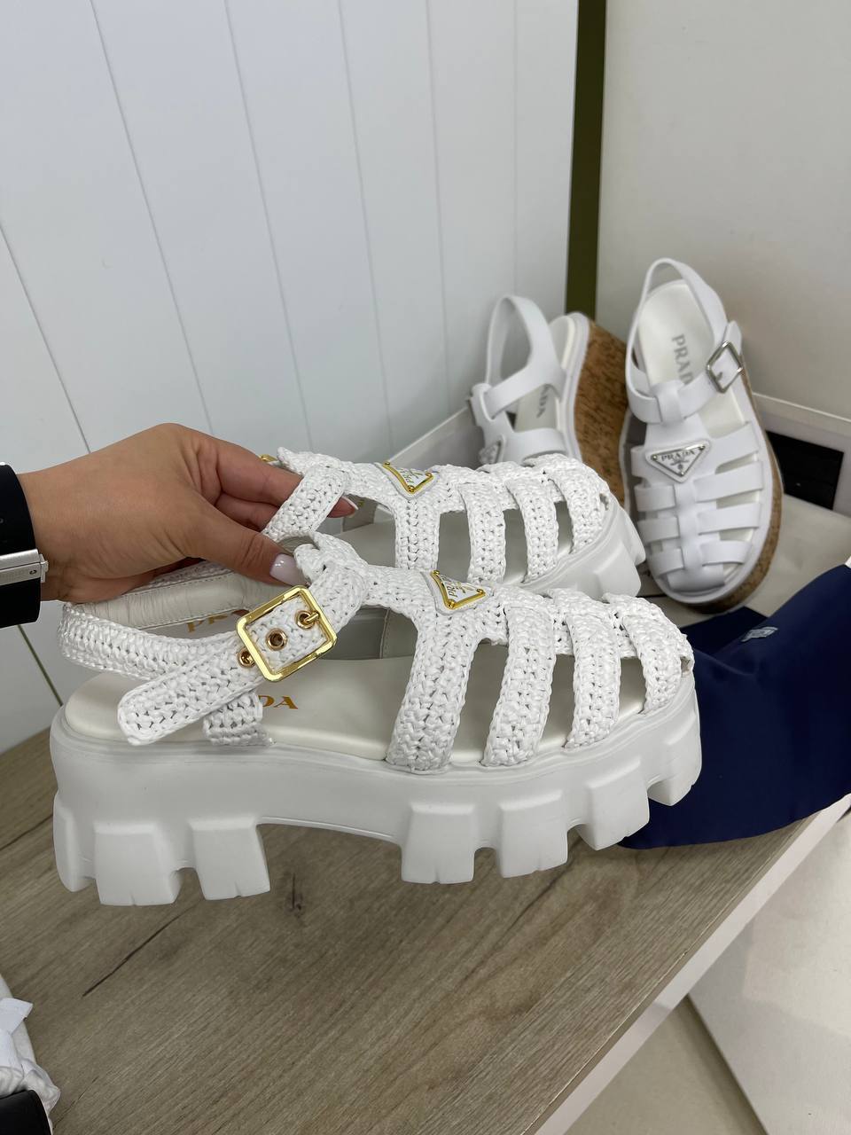 Сандалии премиум Prada BP-34858 Сандалии премиум Prada BP-34858