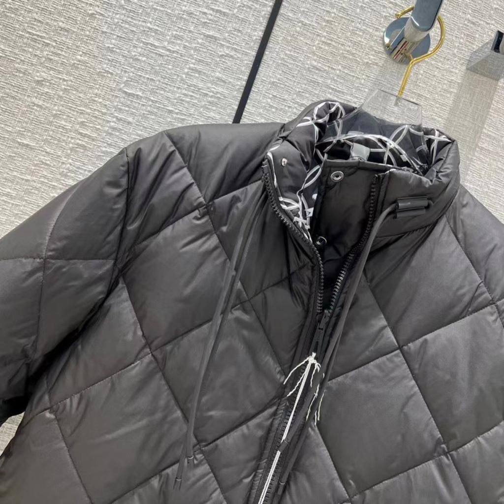 Пуховик двухсторонний премиальный Hermes BP-20638 Пуховик двухсторонний премиальный Hermes BP-20638