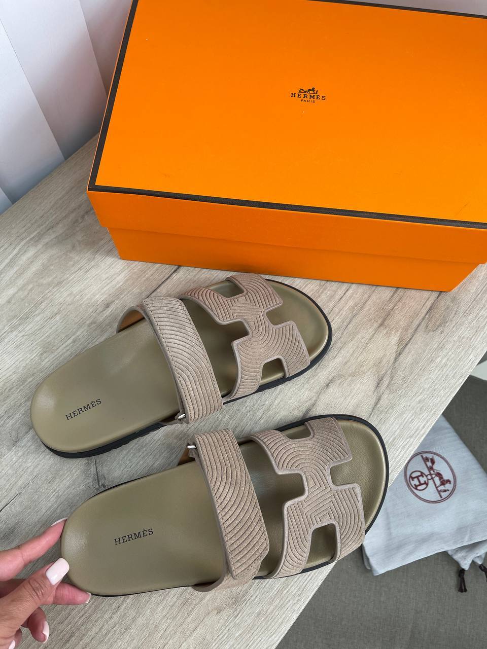 Сандалии трендовые Hermes BP-16965 Сандалии трендовые Hermes BP-16965