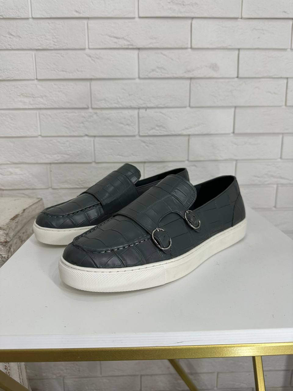 Слипоны из кожи крокодила Billionaire BP-38403 Слипоны из кожи крокодила Billionaire BP-38403