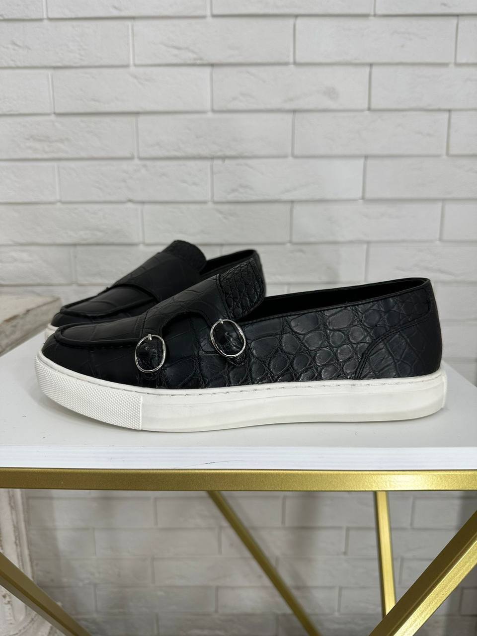 Натуральные слипоны из кожи крокодила Billionaire BP-38402 Натуральные слипоны из кожи крокодила Billionaire BP-38402