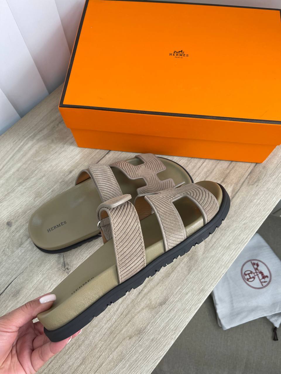 Сандалии трендовые Hermes BP-16965 Сандалии трендовые Hermes BP-16965