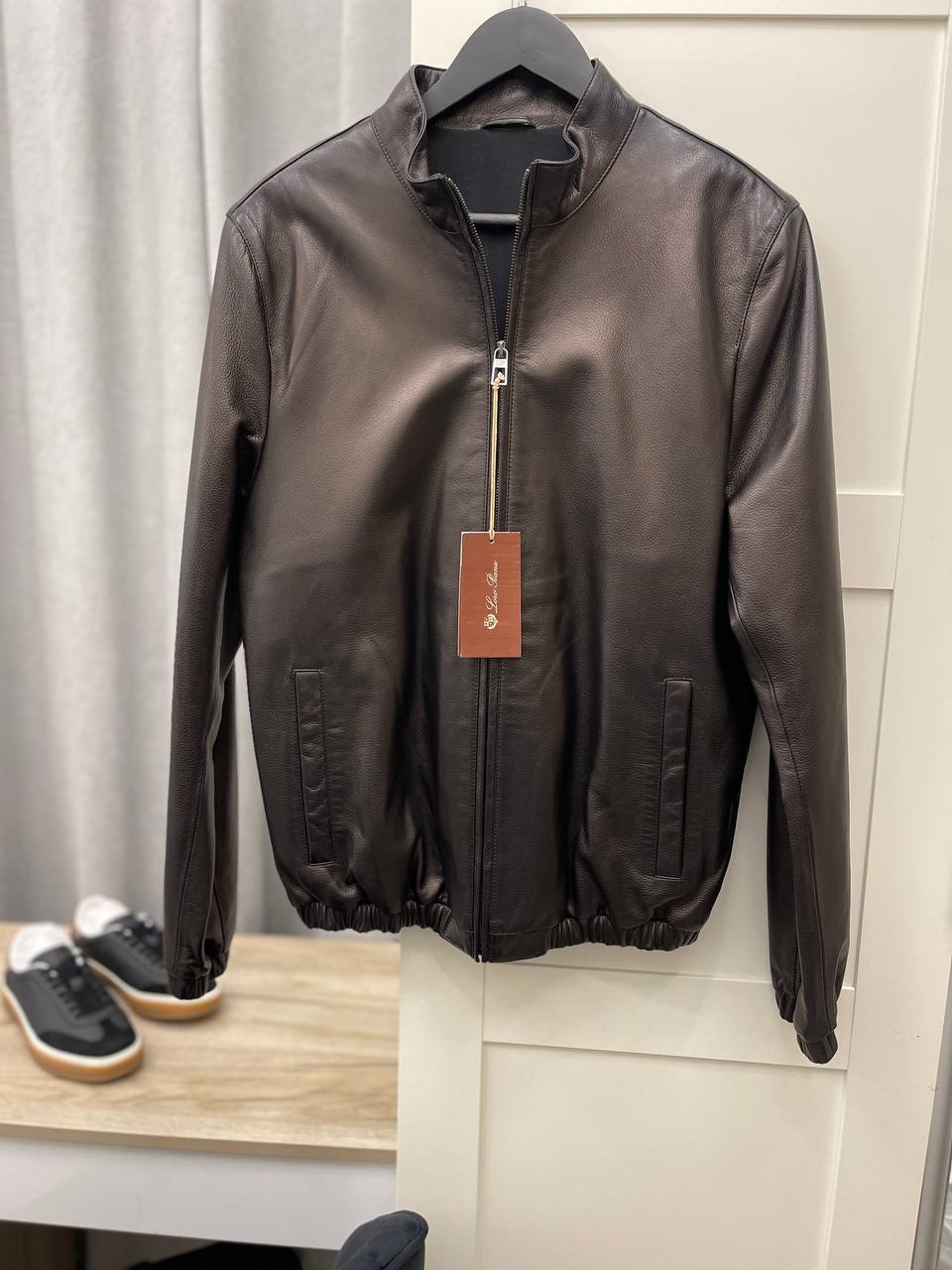 Кожаная мужская куртка Loro Piana BP-45784 Кожаная мужская куртка Loro Piana BP-45784