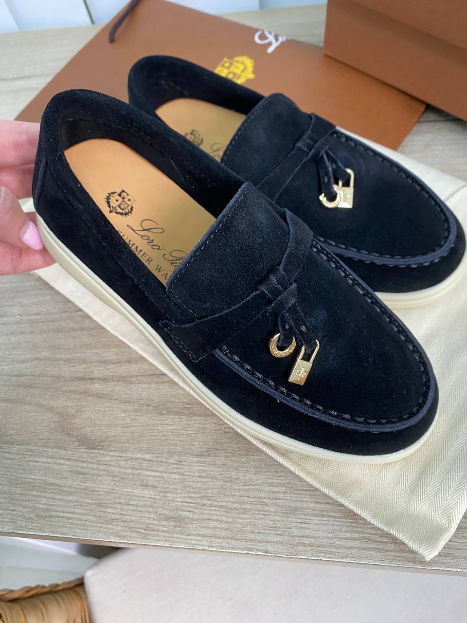 Кожаные лоферы Loro Piana BP-16098 Кожаные лоферы Loro Piana BP-16098