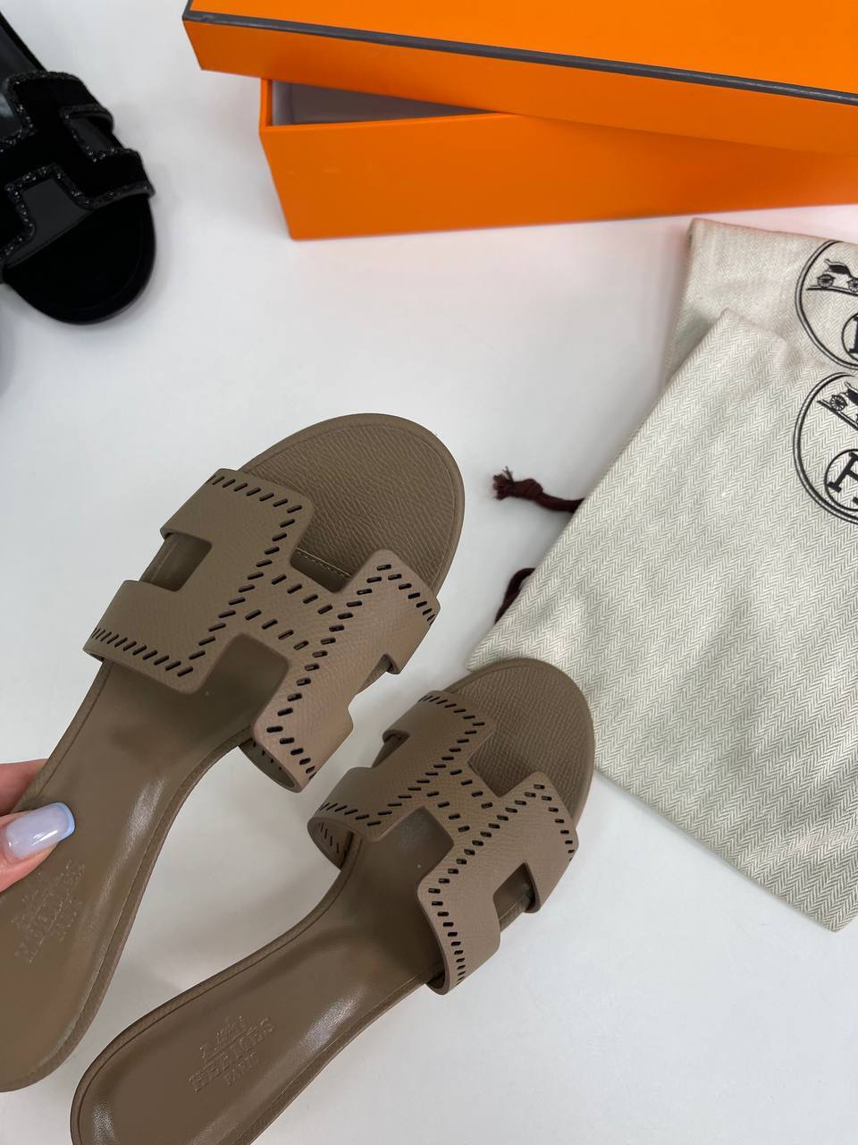 Сандалии люкс Hermes BP-32725 Сандалии люкс Hermes BP-32725