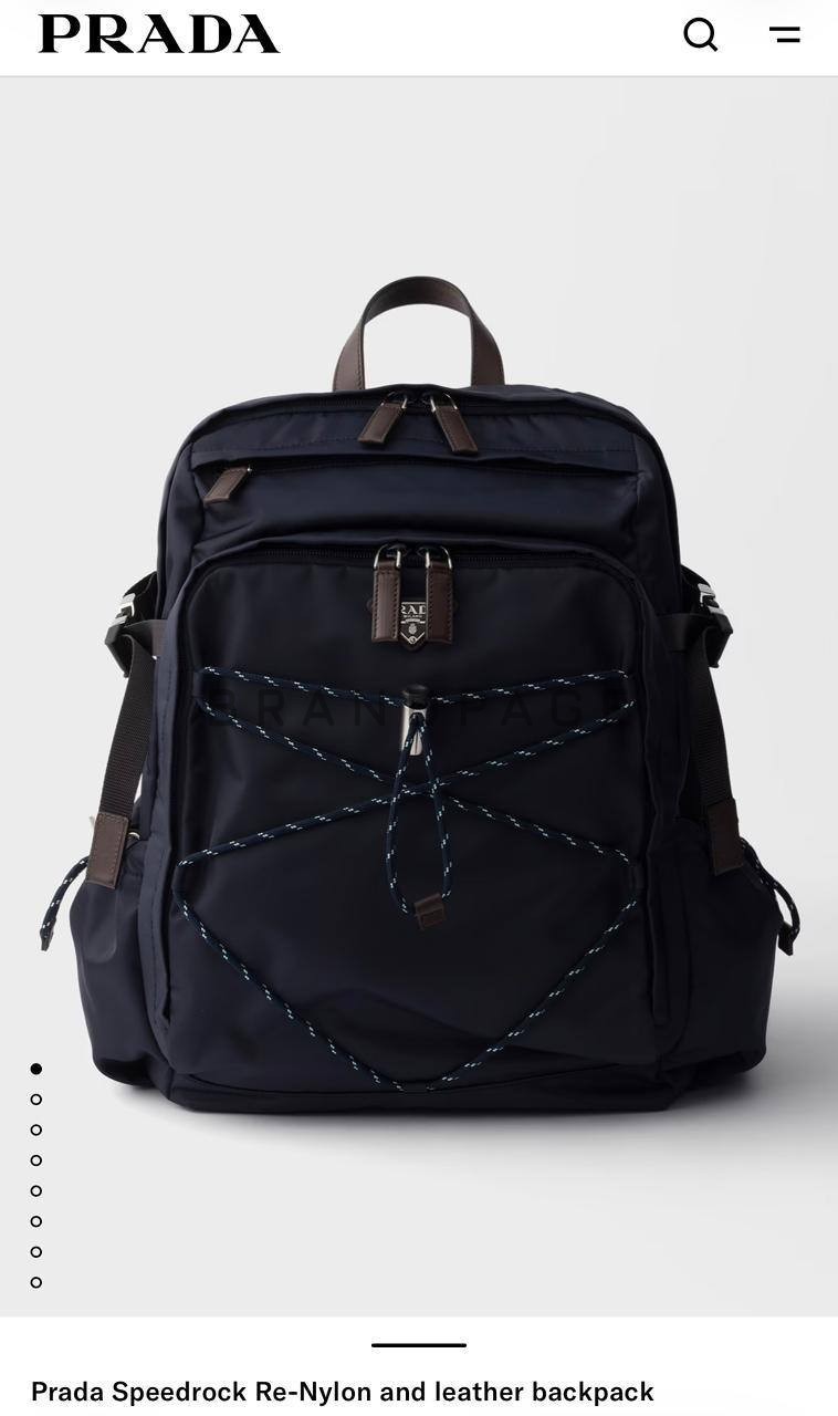 Рюкзак с подкладкой из Re-Nylon Prada BPLUX12604