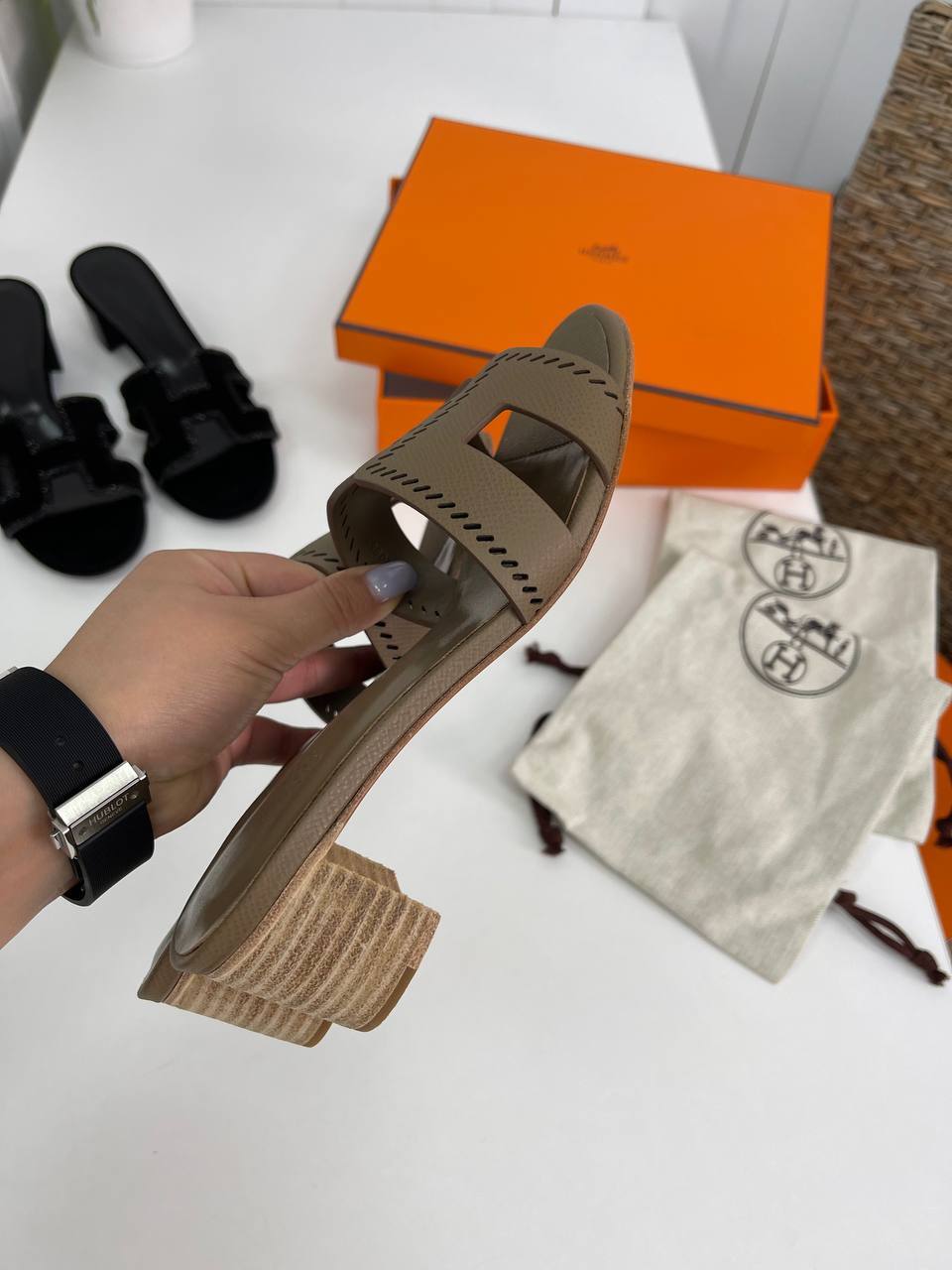 Сандалии люкс Hermes BP-32725 Сандалии люкс Hermes BP-32725