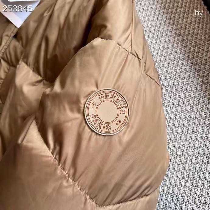 Двухсторонний пуховик Hermes BP-42690 премиум Двухсторонний пуховик Hermes BP-42690 премиум