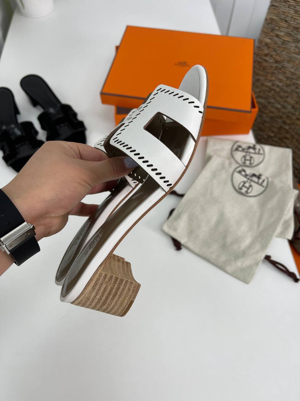 Сандалии премиум Hermes BP-32724 Сандалии премиум Hermes BP-32724