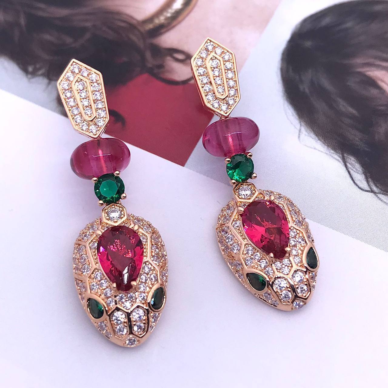 Коллекционные серьги Bvlgari BP-22270 Коллекционные серьги Bvlgari BP-22270