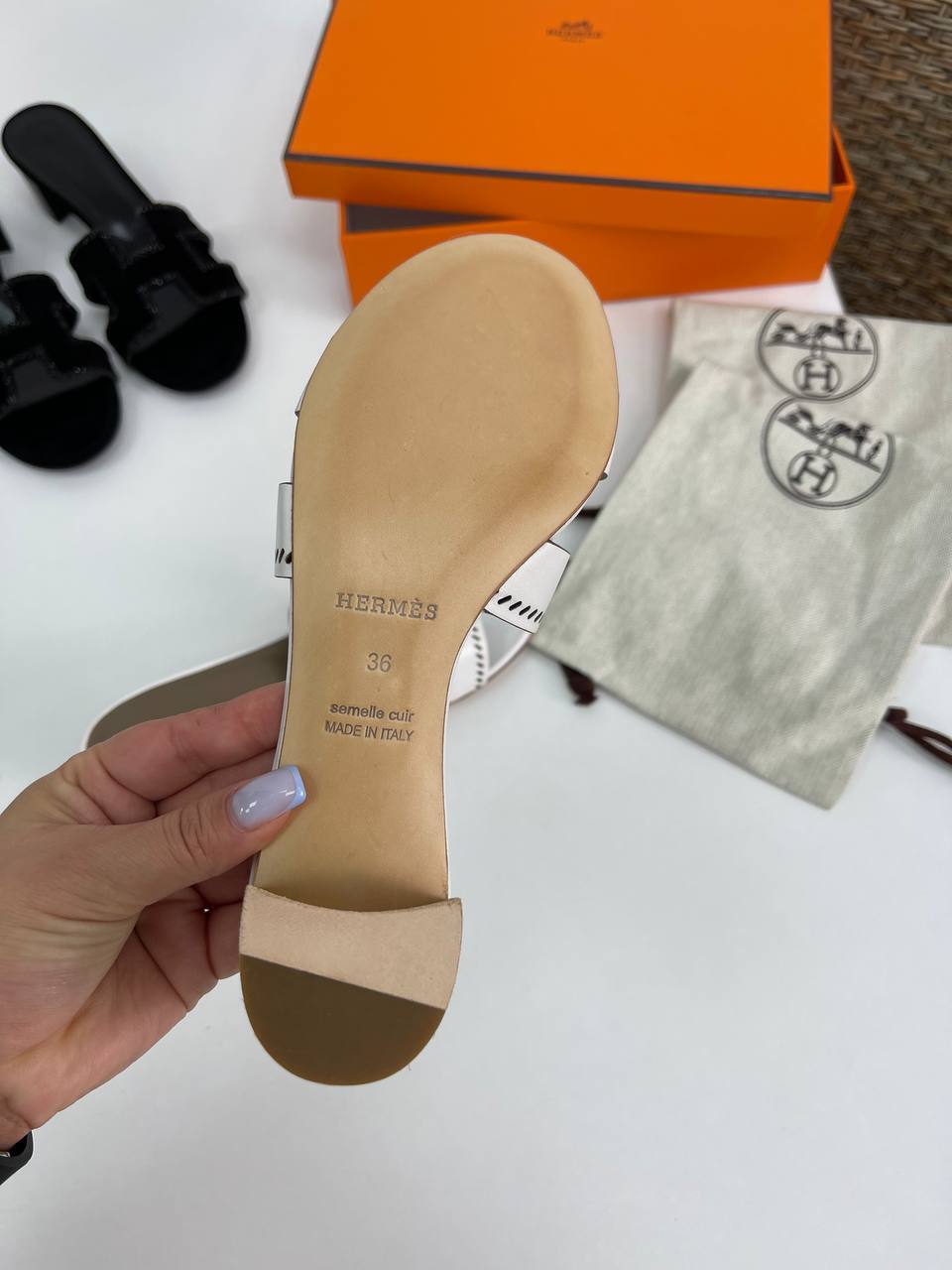 Сандалии премиум Hermes BP-32724 Сандалии премиум Hermes BP-32724