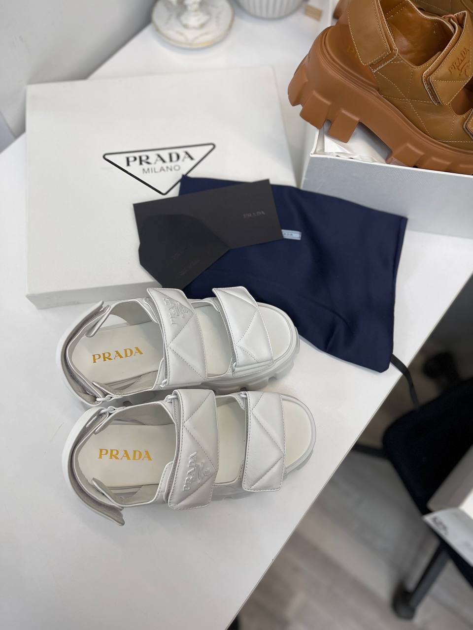 Коллекционные сандалии Prada BP-50638 Коллекционные сандалии Prada BP-50638