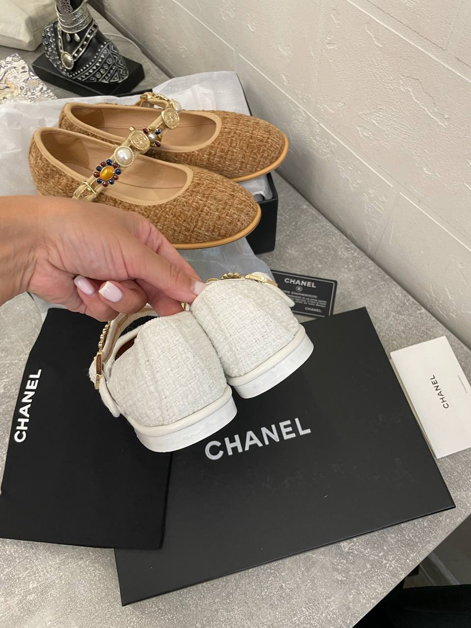 Балетки Chanel премиальные BP-52477 Балетки Chanel премиальные BP-52477