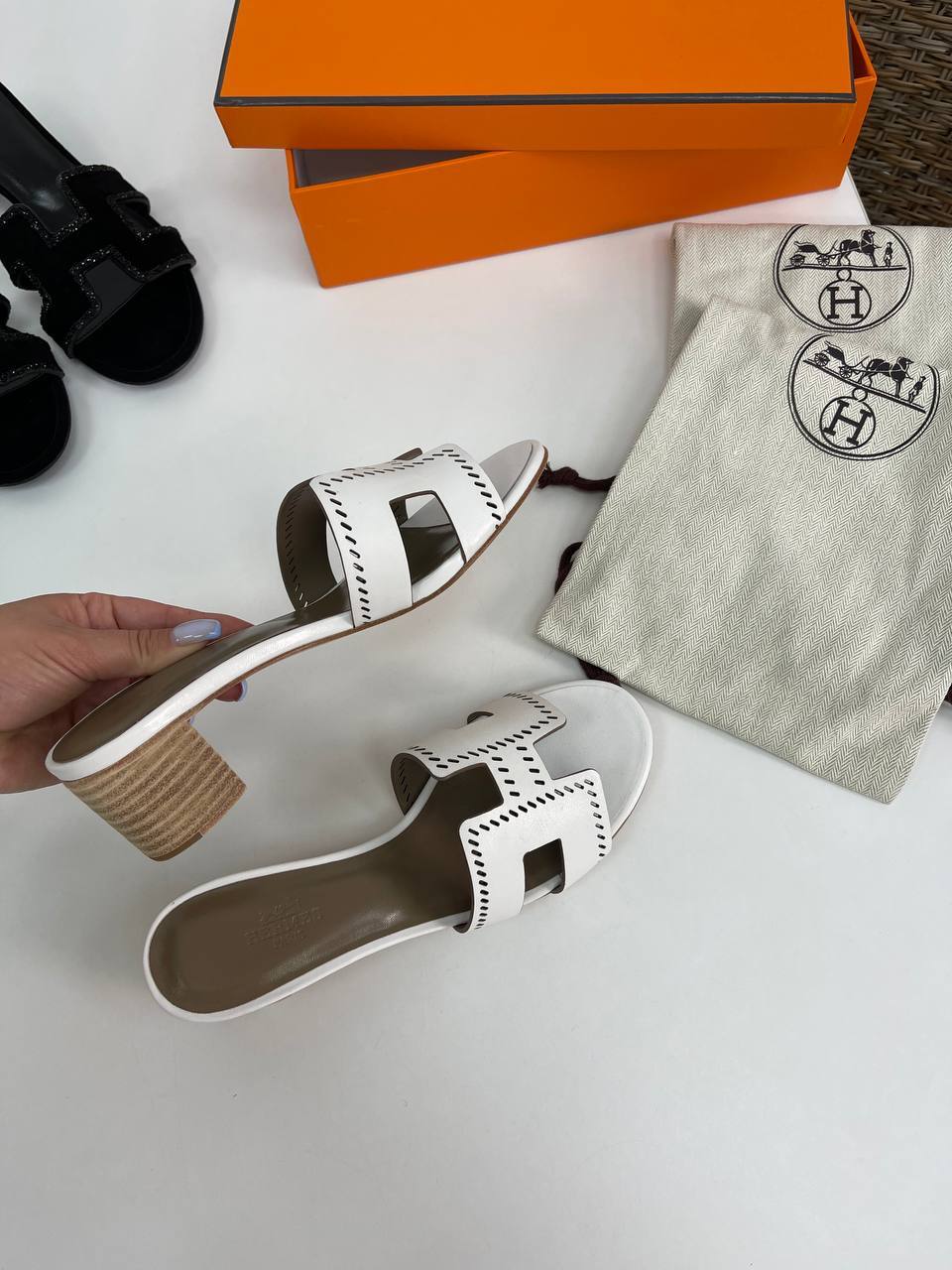 Сандалии премиум Hermes BP-32724 Сандалии премиум Hermes BP-32724