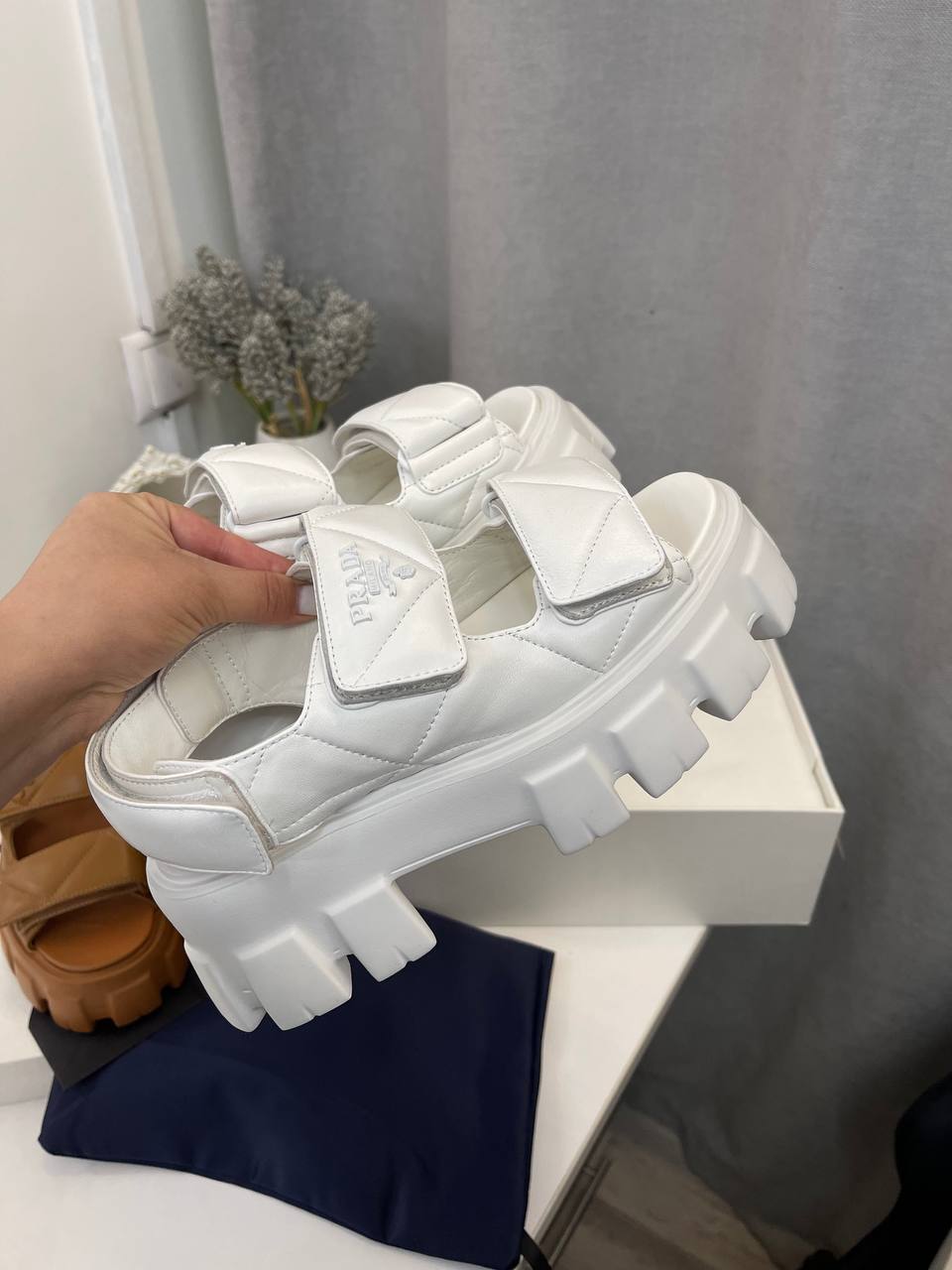 Коллекционные сандалии Prada BP-50638 Коллекционные сандалии Prada BP-50638