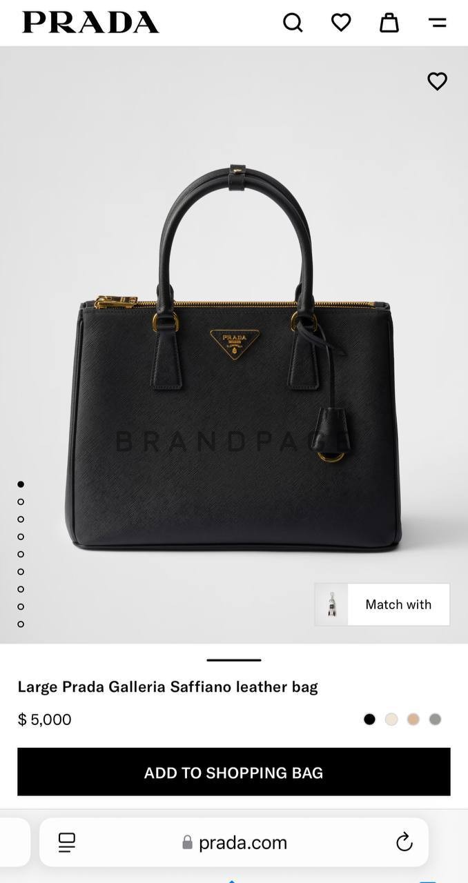 Сумка из кожи Prada Galleria BPLUX12360 Сумка из кожи Prada Galleria BPLUX12360