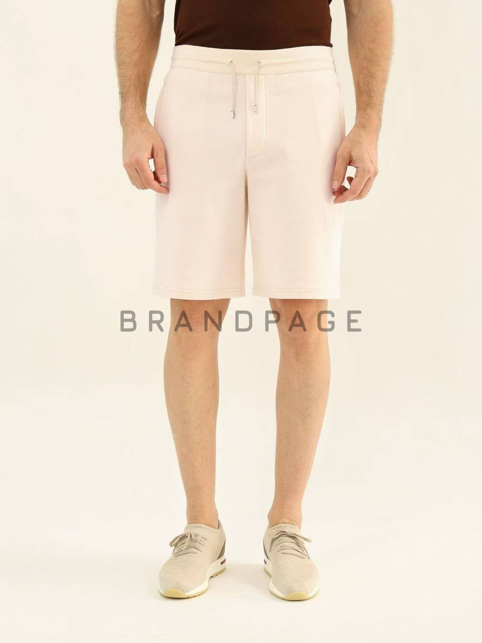 Трикотажные шорты из хлопка Loro Piana Трикотажные шорты из хлопка Loro Piana