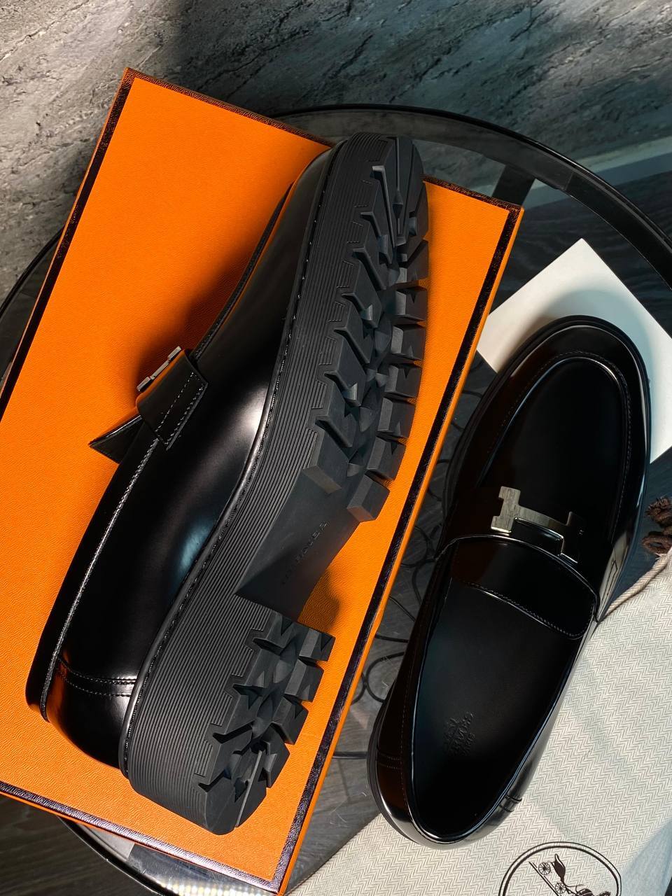 Лоферы Hermes лимитированные BP-44964 Лоферы Hermes лимитированные BP-44964