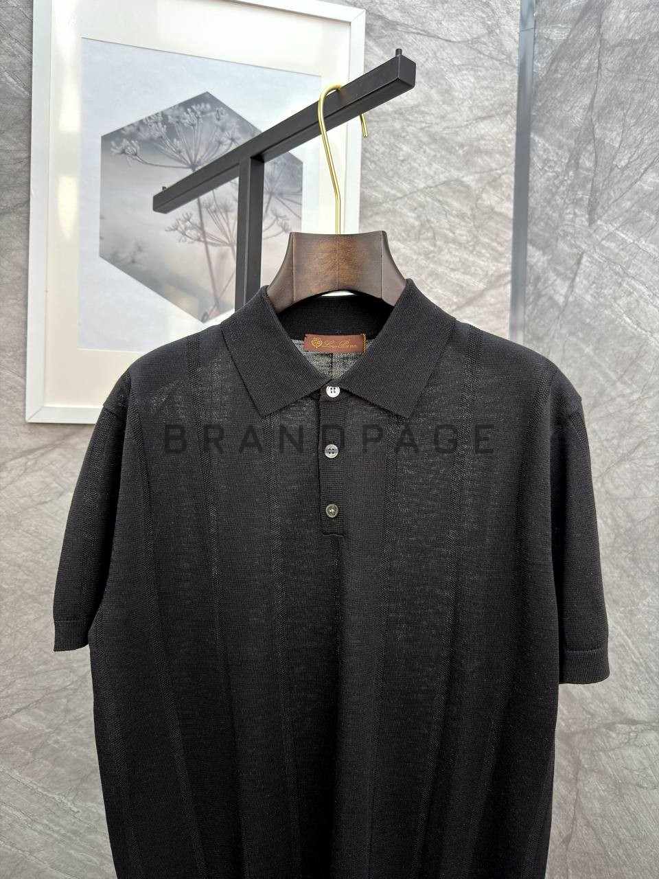 Поло из льняной смеси Loro Piana BPLUX13037